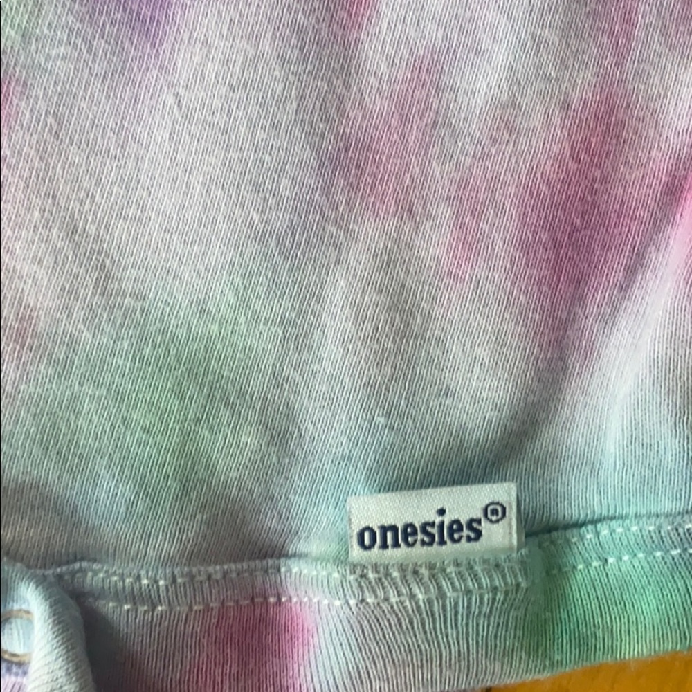 2 for $15 Tie Dyed Anti Fascist onesie - Picture 2 of 5